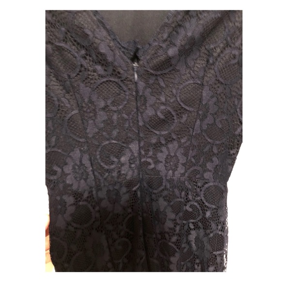 Navy Mermaid Lace Dress (Kooka) - Picture 6 of 9